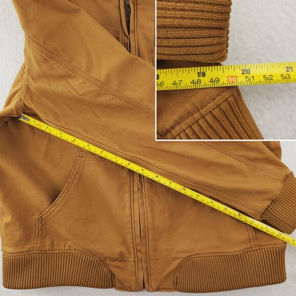 Carhartt Bomber Jacket Crawford Canvas 102524 Women's Large 12/14 - Picture 10 of 13